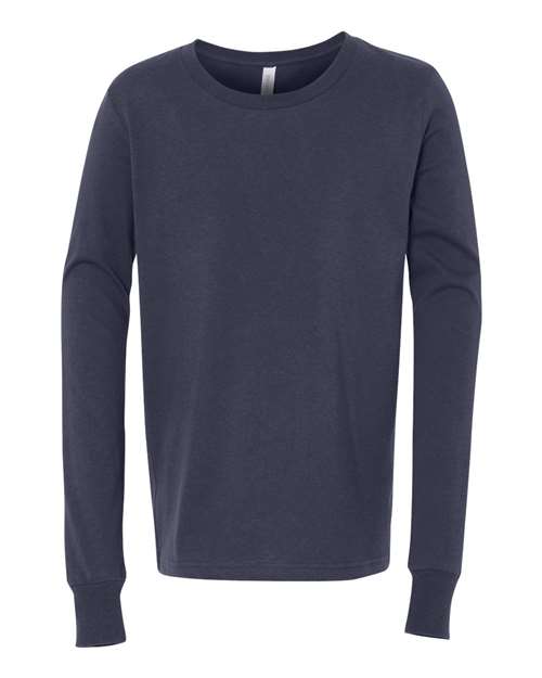 Youth Jersey Long Sleeve Tee 3501Y Bella + Canvas 3501Y - NeoInk Transfers
