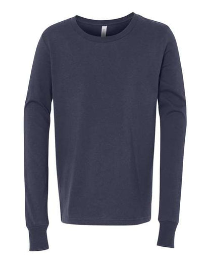 Youth Jersey Long Sleeve Tee 3501Y Bella + Canvas 3501Y - NeoInk Transfers
