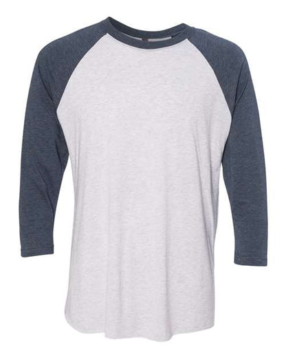 Unisex Triblend Three-Quarter Raglan Tee Next Level 6051