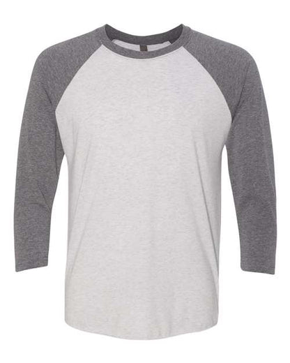 Unisex Triblend Three-Quarter Raglan Tee Next Level 6051