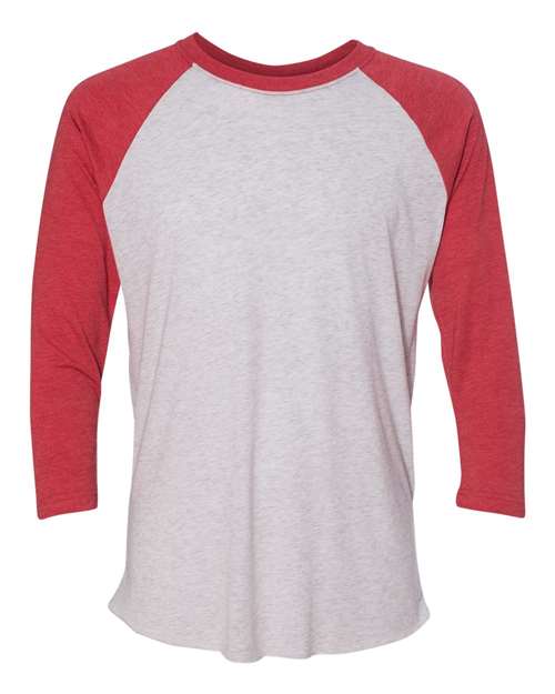 Unisex Triblend Three-Quarter Raglan Tee Next Level 6051