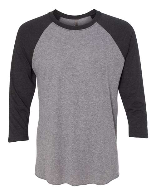 Unisex Triblend Three-Quarter Raglan Tee Next Level 6051