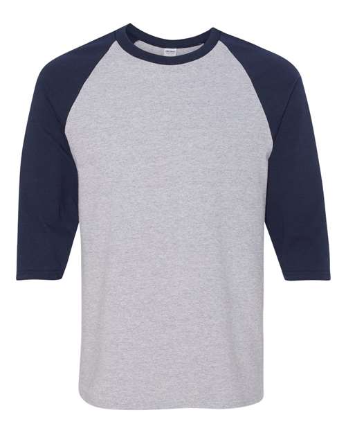 Unisex Heavy Cotton™ Raglan Three-Quarter Sleeve T-Shirt Gildan 5700 - NeoInk Transfers
