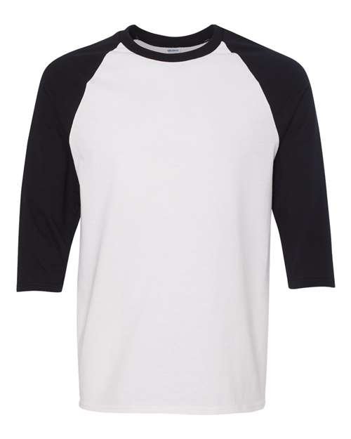 Unisex Heavy Cotton™ Raglan Three-Quarter Sleeve T-Shirt Gildan 5700 - NeoInk Transfers