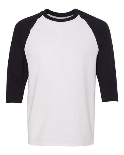 Unisex Heavy Cotton™ Raglan Three-Quarter Sleeve T-Shirt Gildan 5700 - NeoInk Transfers