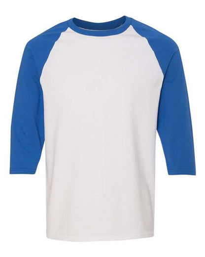 Unisex Heavy Cotton™ Raglan Three-Quarter Sleeve T-Shirt Gildan 5700 - NeoInk Transfers