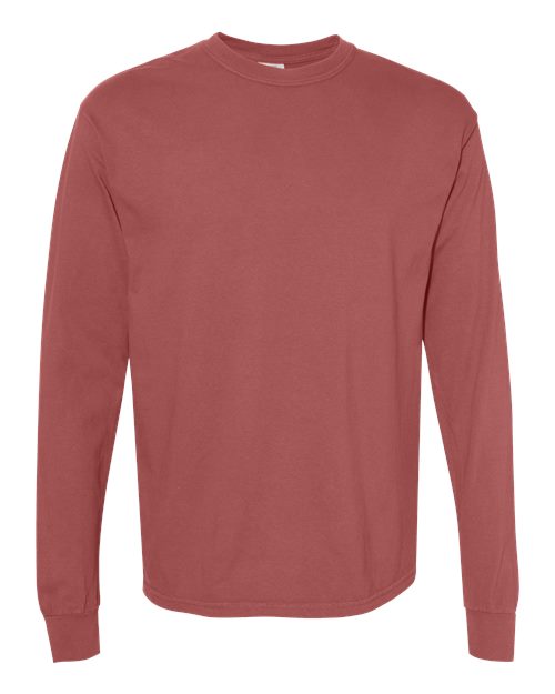 Unisex Garment-Dyed Heavyweight Long Sleeve T-Shirt Comfort Colors 6014