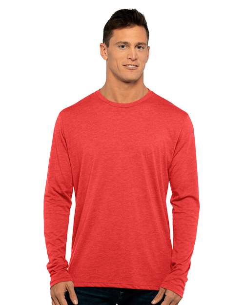 Unisex Triblend Long Sleeve Tee Next Level 6071