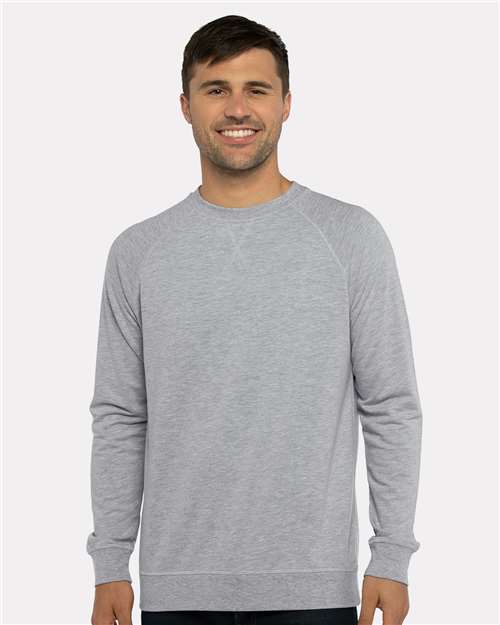 Unisex Laguna Raglan Crewneck Sweatshirt Next Level 9000