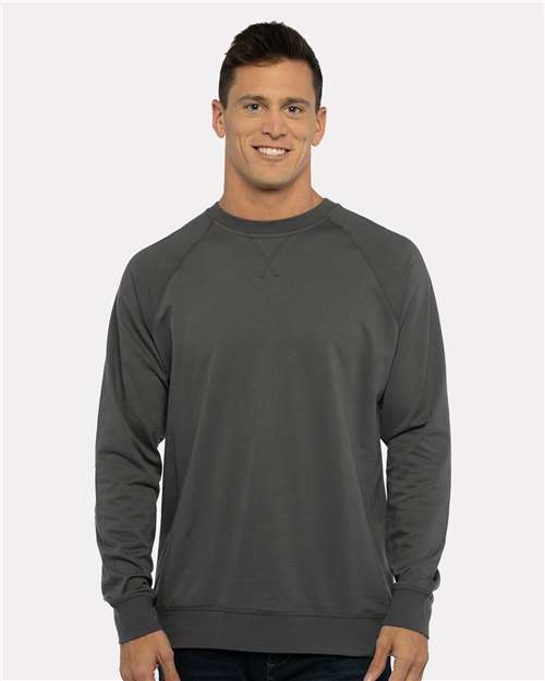 Unisex Laguna Raglan Crewneck Sweatshirt Next Level 9000