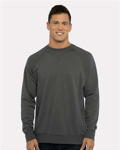 Unisex Laguna Raglan Crewneck Sweatshirt Next Level 9000