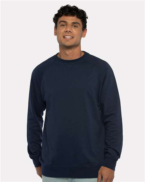 Unisex Laguna Raglan Crewneck Sweatshirt Next Level 9000