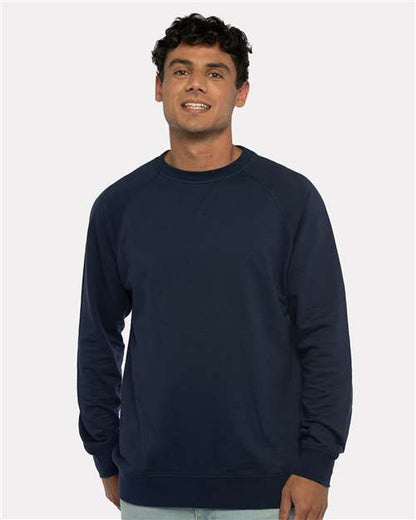 Unisex Laguna Raglan Crewneck Sweatshirt Next Level 9000