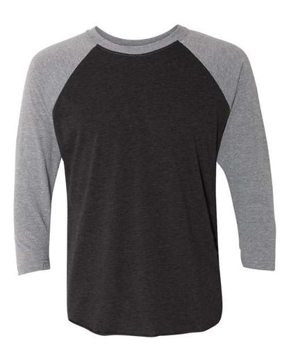 Unisex Triblend Three-Quarter Raglan Tee Next Level 6051