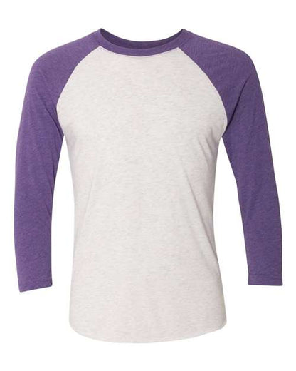 Unisex Triblend Three-Quarter Raglan Tee Next Level 6051