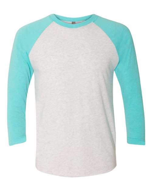 Unisex Triblend Three-Quarter Raglan Tee Next Level 6051