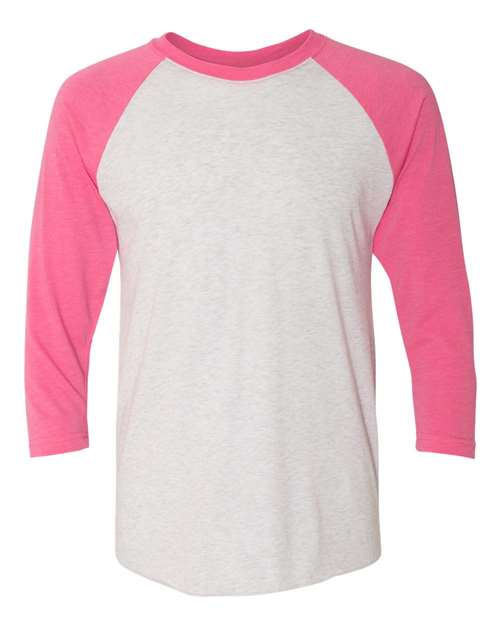 Unisex Triblend Three-Quarter Raglan Tee Next Level 6051