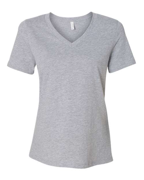 Women's Relaxed Heather CVC V-Neck Tee Bella + Canvas 6405CVC