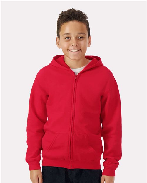 Youth Heavy Blend™ Full-Zip Hooded Sweatshirt Gildan 18600B