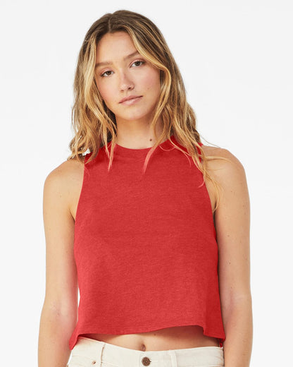 Women's Racerback Crop Tank BELLA + CANVAS 6682