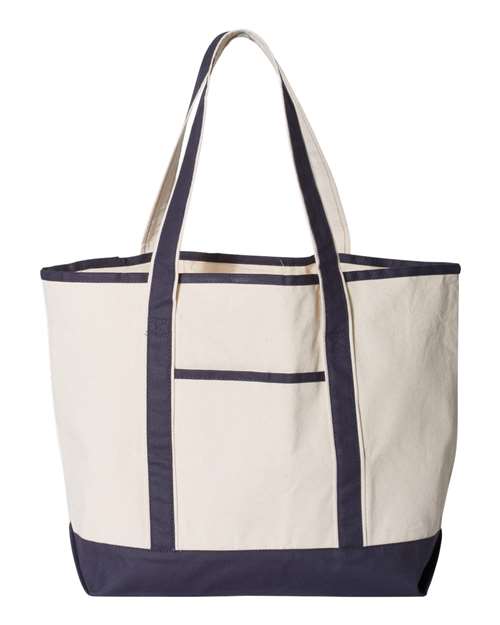 34.6L Large Canvas Deluxe Tote Q-Tees Q1500 - NeoInk Transfers