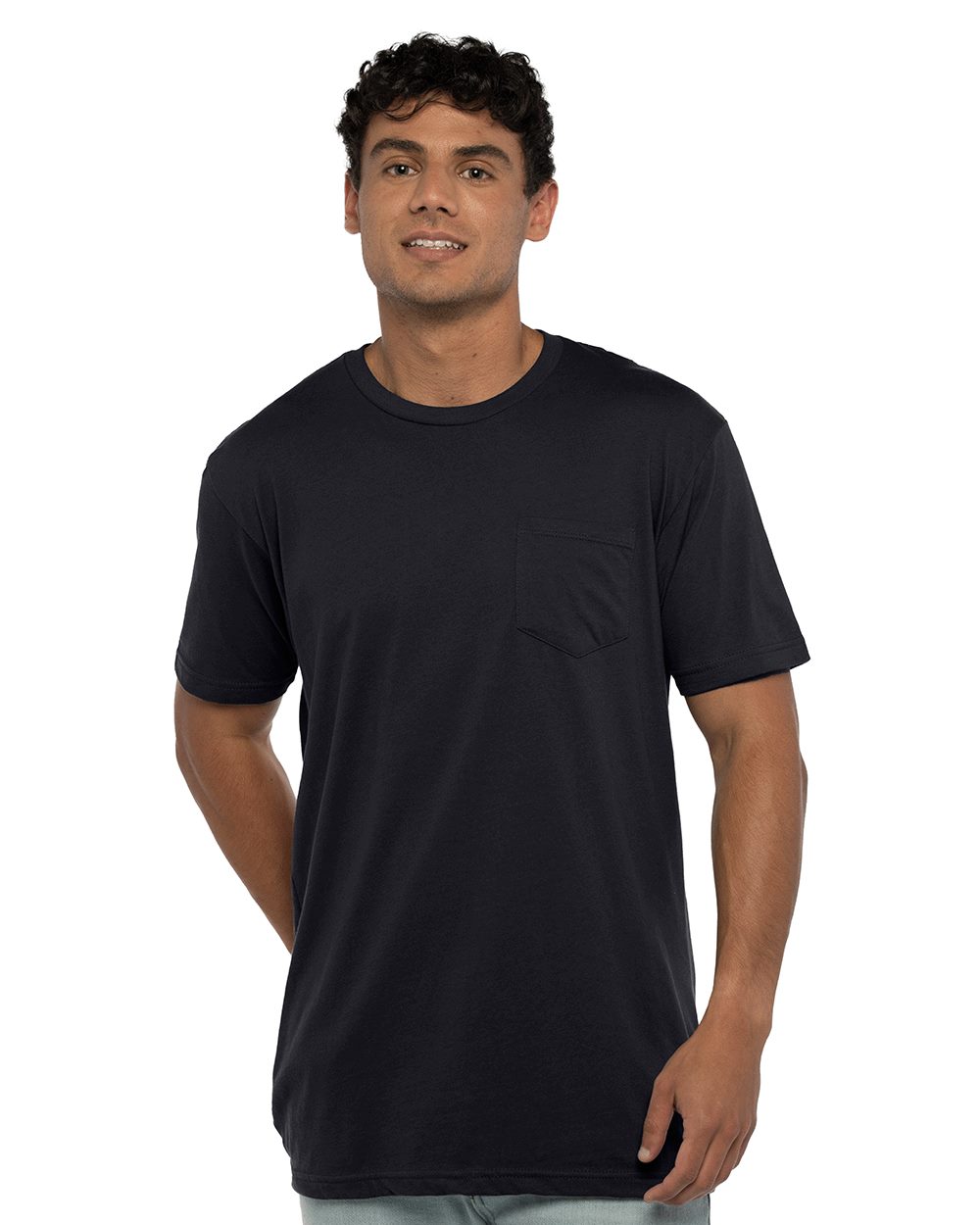 Unisex Cotton Pocket Tee Next Level 3605