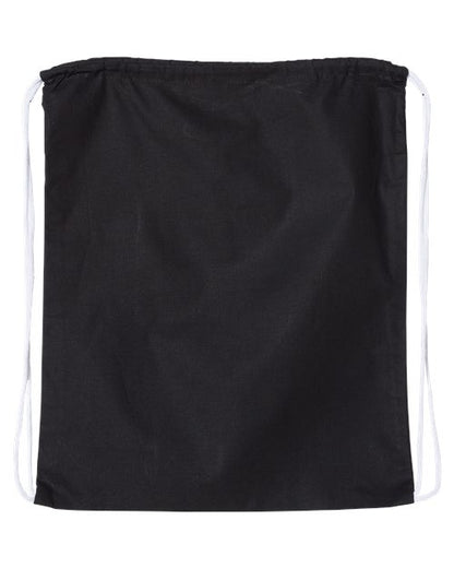 Large Economical Cotton Drawstring Bag Q-Tees Q4500L - NeoInk Transfers
