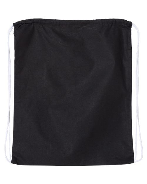 Large Economical Cotton Drawstring Bag Q-Tees Q4500L