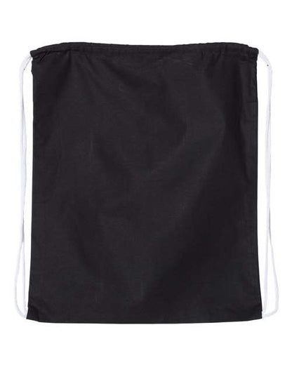 Large Economical Cotton Drawstring Bag Q-Tees Q4500L - NeoInk Transfers