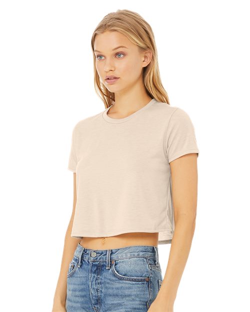 Women’s Flowy Crop Tee Bella + Canvas 8882