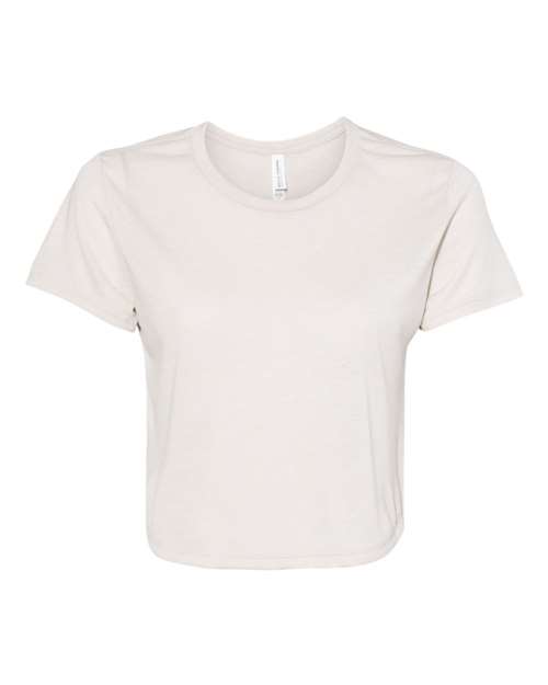 Women’s Flowy Crop Tee BELLA + CANVAS 8882 - NeoInk Transfers