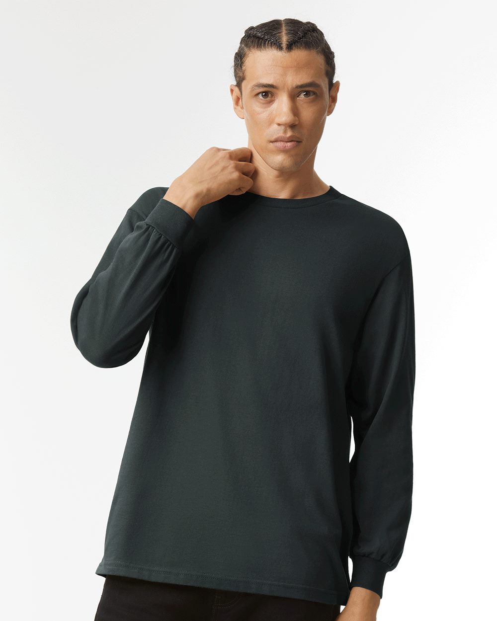 Unisex Heavyweight Cotton Long Sleeve Tee American Apparel 1304