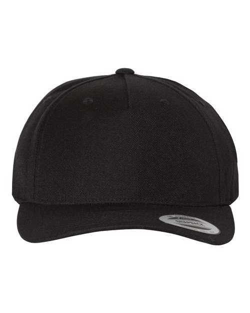 Premium Five-Panel Curved Bill Snapback Cap YP Classics 5789M
