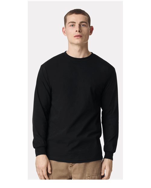 Unisex Heavyweight Cotton Long Sleeve Tee American Apparel 1304