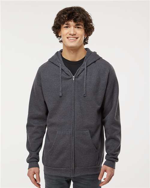 Unisex Zipper Fleece Hoodie M&O 3331