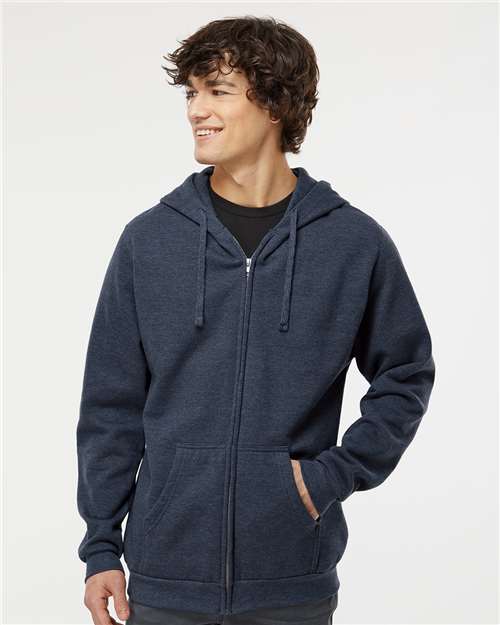 Unisex Zipper Fleece Hoodie M&O 3331