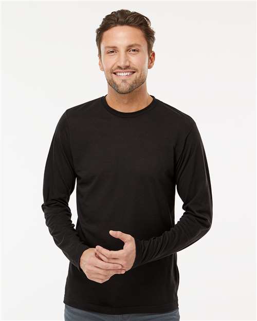 Poly-Blend Long Sleeve T-Shirt M&O 3520