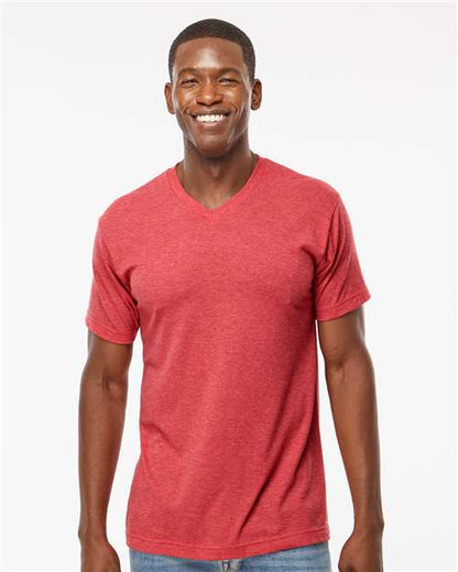 Deluxe Blend V-Neck T-Shirt M&O 3543