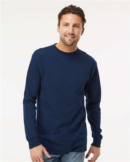 Unisex Gold Soft Touch Long Sleeve T-Shirt M&O 4820