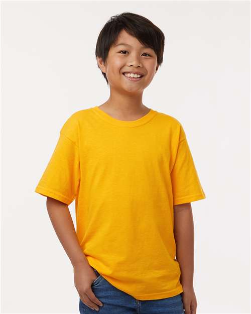 Youth Gold Soft Touch T-Shirt M&O 4850