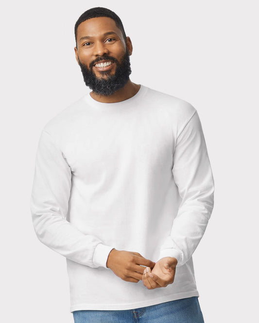 Unisex Heavy Cotton™ Long Sleeve T-Shirt Gildan 5400 - NeoInk Transfers