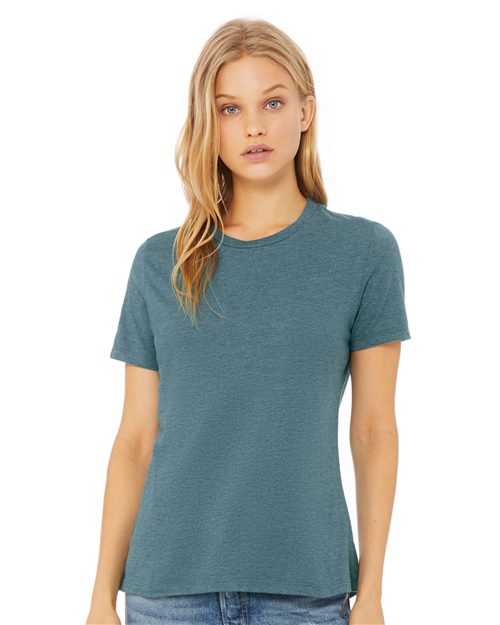 Women’s Relaxed Fit Heather CVC Tee Bella+Canvas 6400CVC