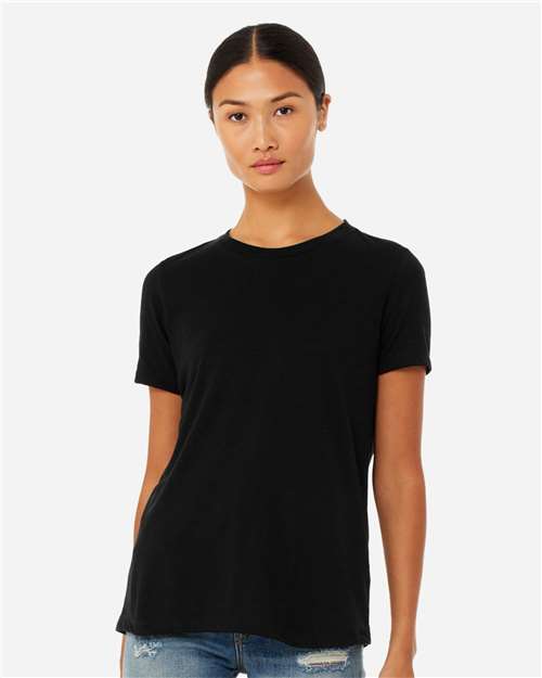 Women’s Relaxed Fit Heather CVC Tee BELLA + CANVAS 6400CVC - NeoInk Transfers