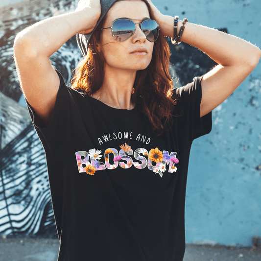 Awesome and Bloosem DTF Transfer ix2 - NeoInk Transfers