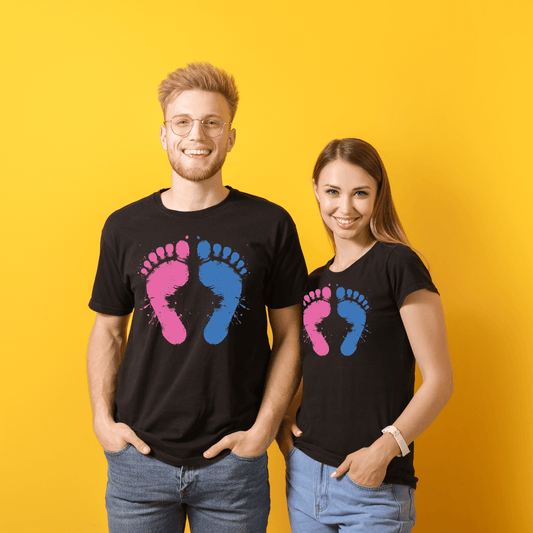 Baby Footprints Gender Reveal G2 - NeoInk Transfers