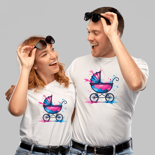 Baby Stroller Gender Reveal G3 - NeoInk Transfers