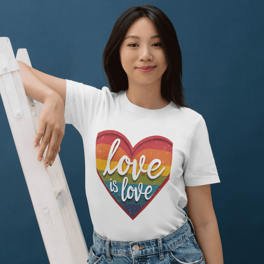 Classic Love Is Love Pride Heart DTF Transfer LG5 - NeoInk Transfers