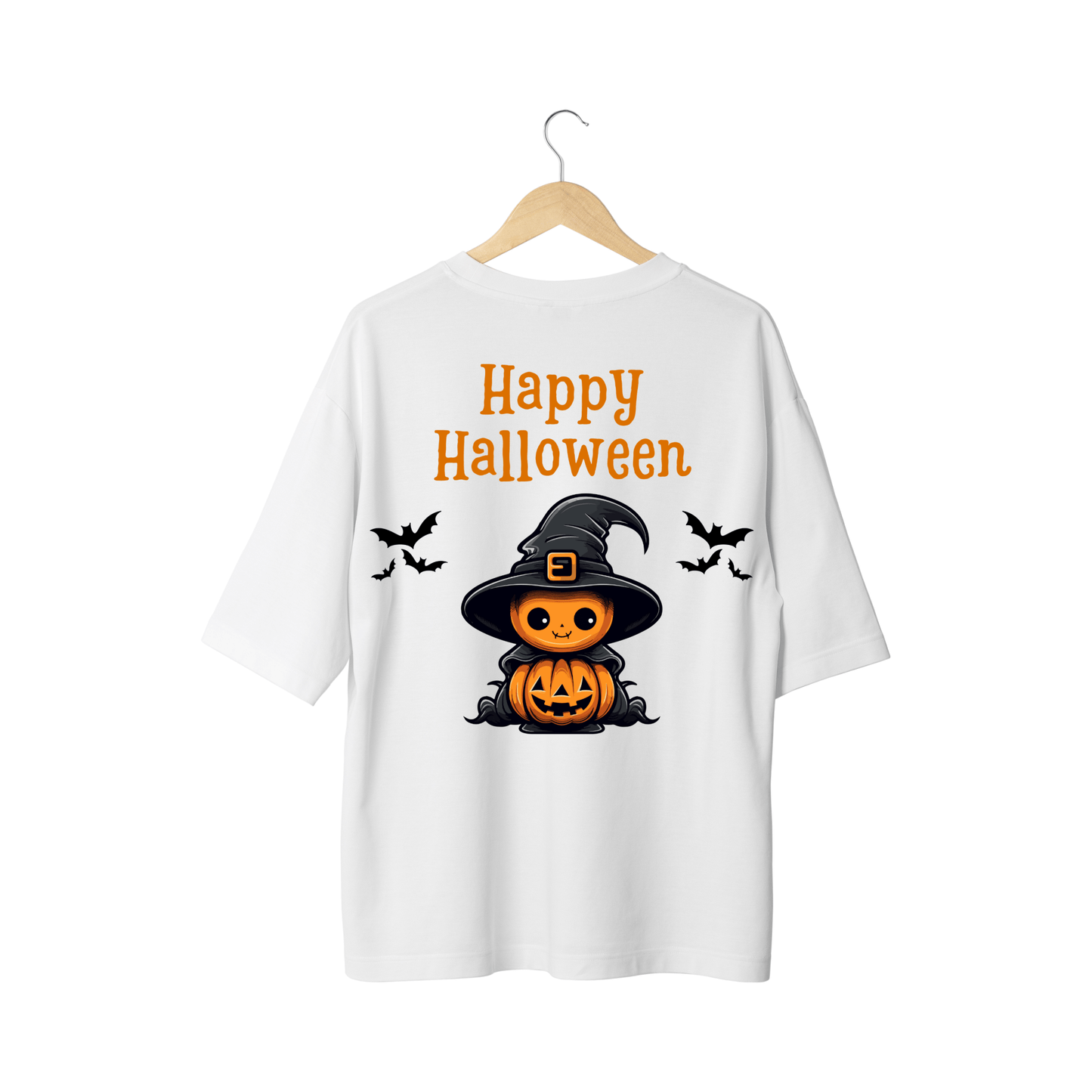 Cute Pumpkin Witch Happy Halloween DTF Transfer H4 - NeoInk Transfers