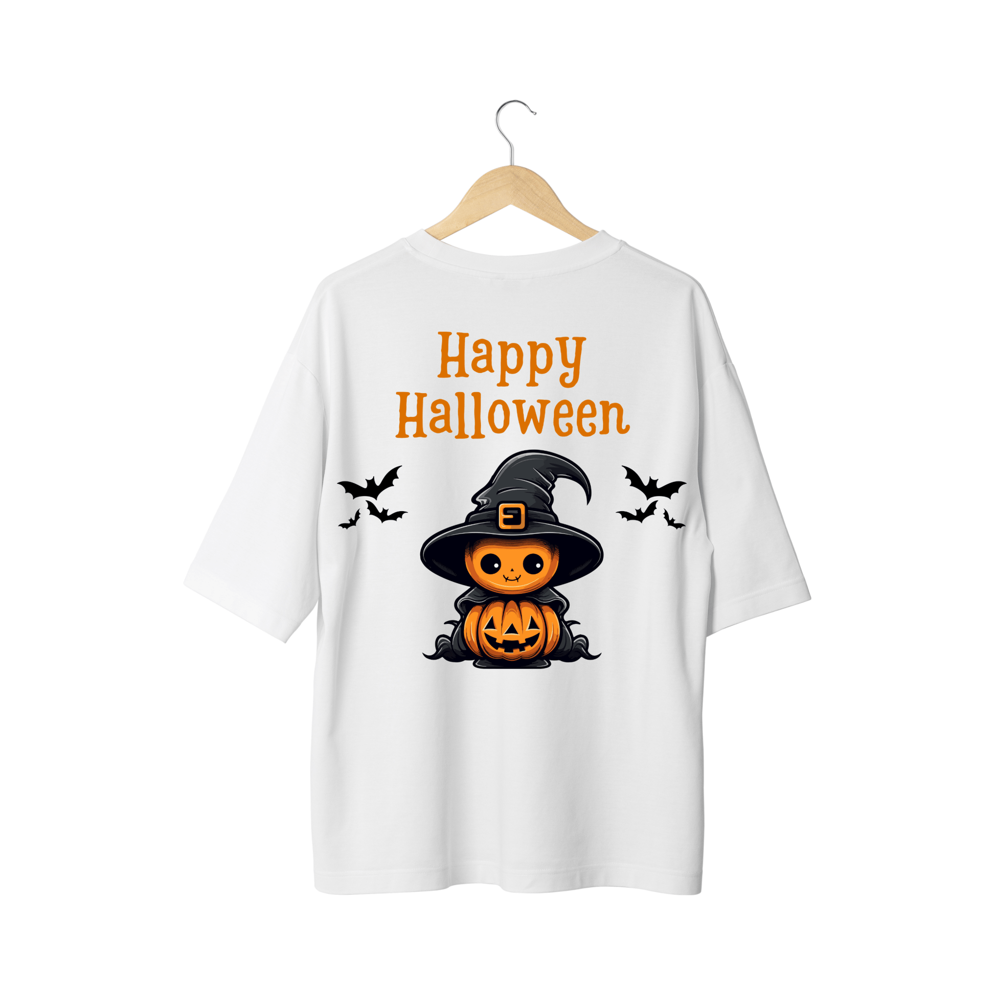 Cute Pumpkin Witch Happy Halloween DTF Transfer H4 - NeoInk Transfers