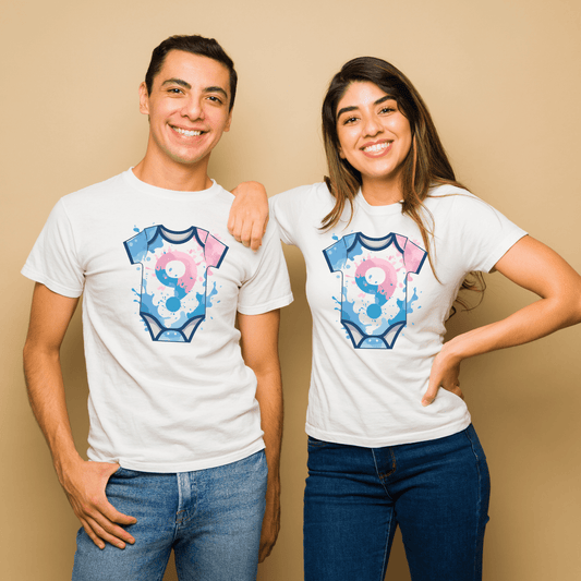 Gender Reveal Onesie Splash G4 - NeoInk Transfers